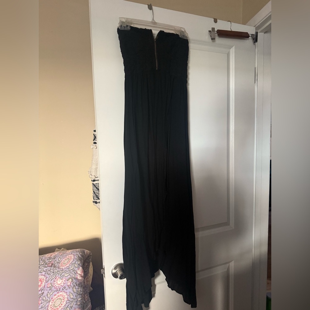 Black Strapless Dress - Picture 3 of 8